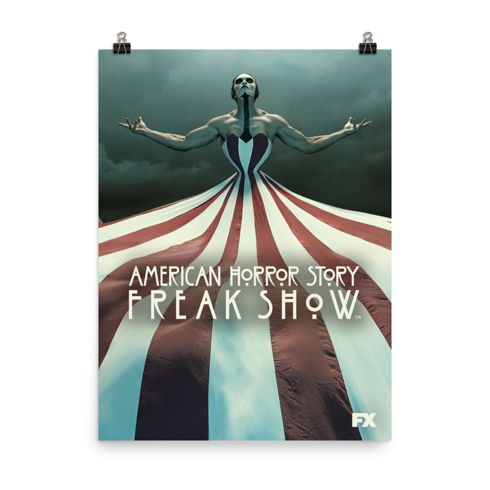 American Horror Story Freak Show Art Premium Satin Poster Shop Hulu