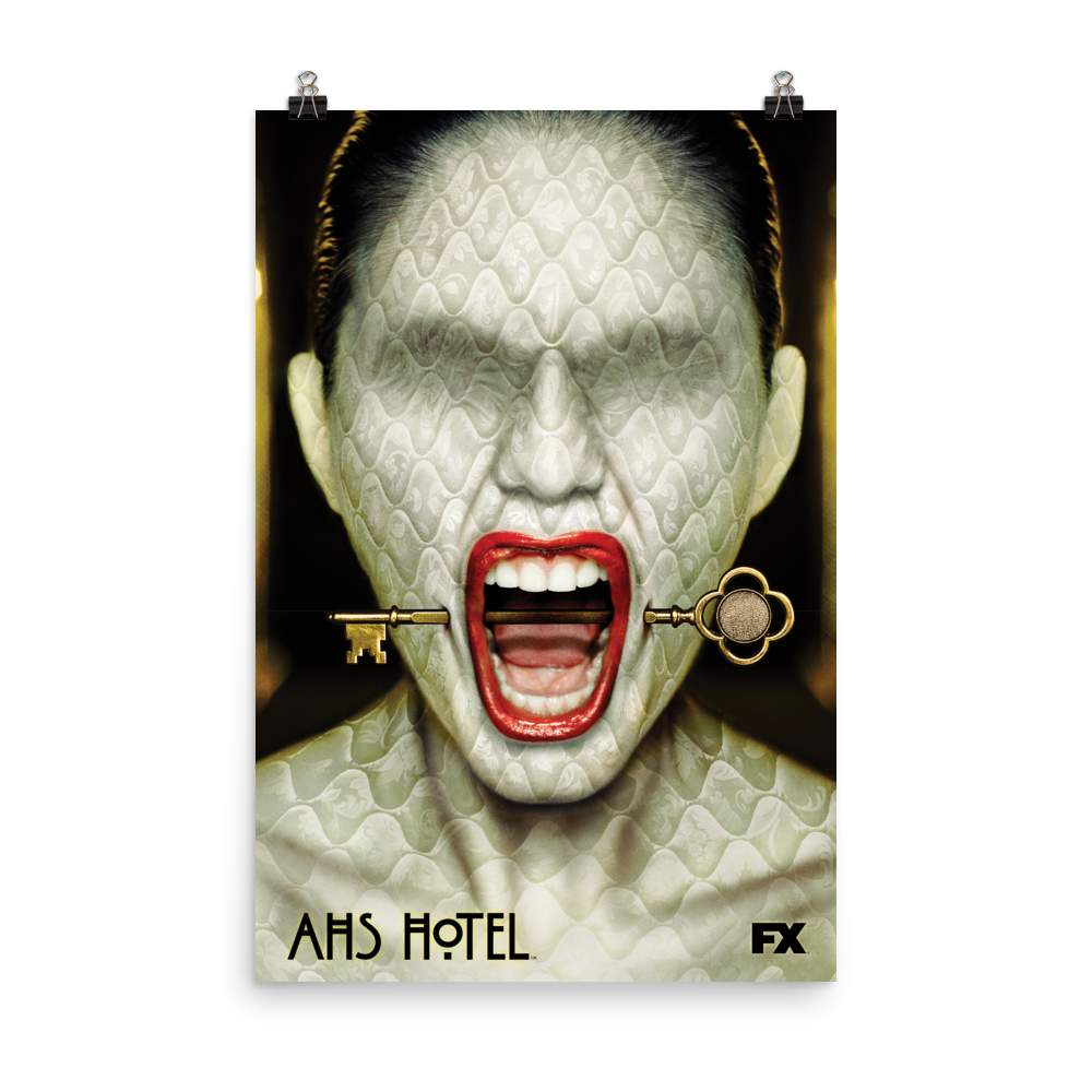 American Horror Story Hotel Art Premium Satin Poster Shop Hulu 0884