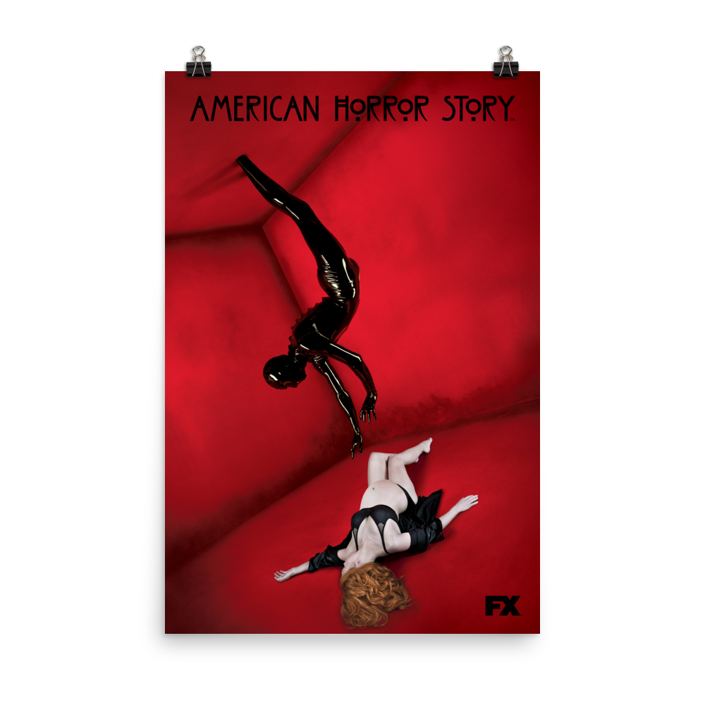American Horror Story Murder House Art Premium Satin Poster Shop Hulu
