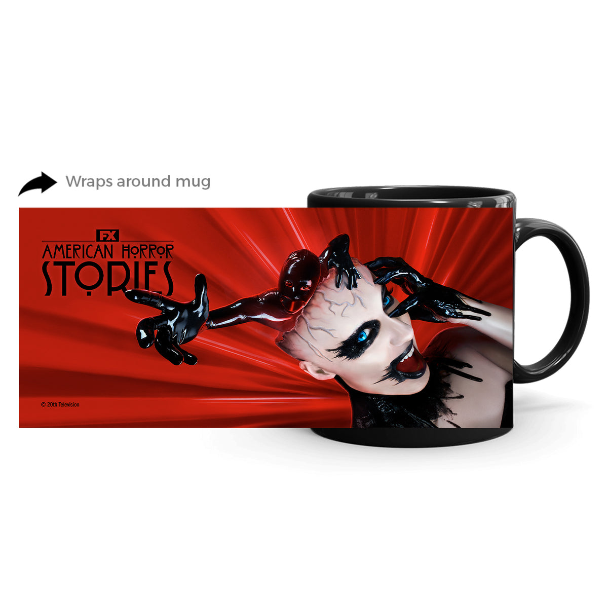 American Horror Stories Season 1 Key Art Black Mug