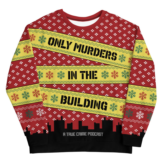 Deck The Halls Build A Wall Ugly Christmas Sweater Knit Wool Sweater