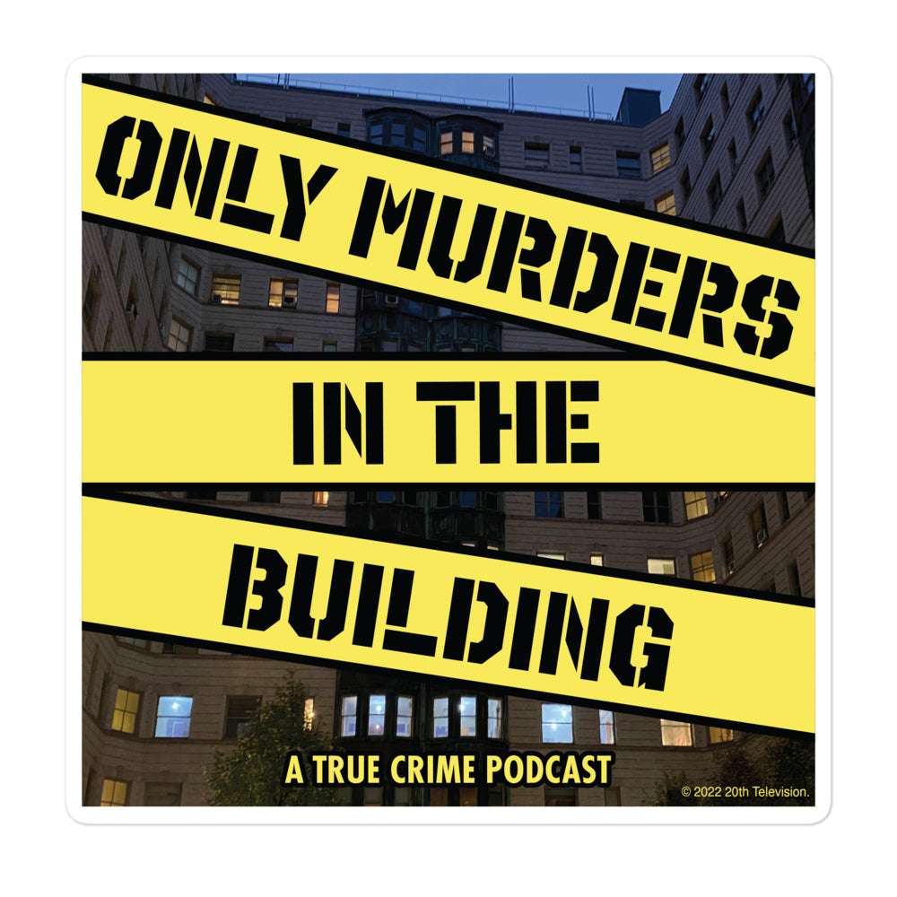 Only Murders in the Building Podcast Die Cut Sticker