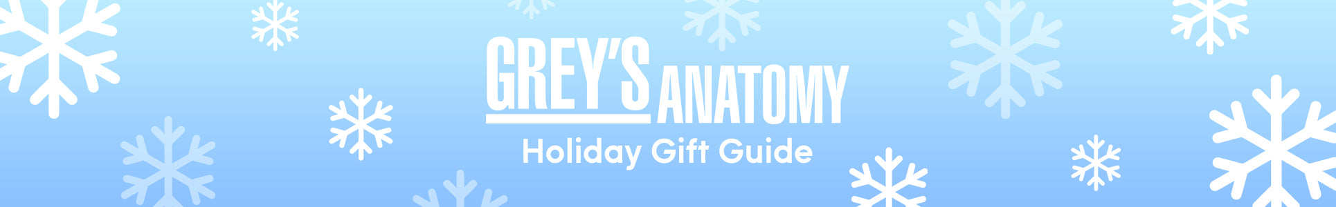 Grey's Anatomy Holiday Gift Guide banner