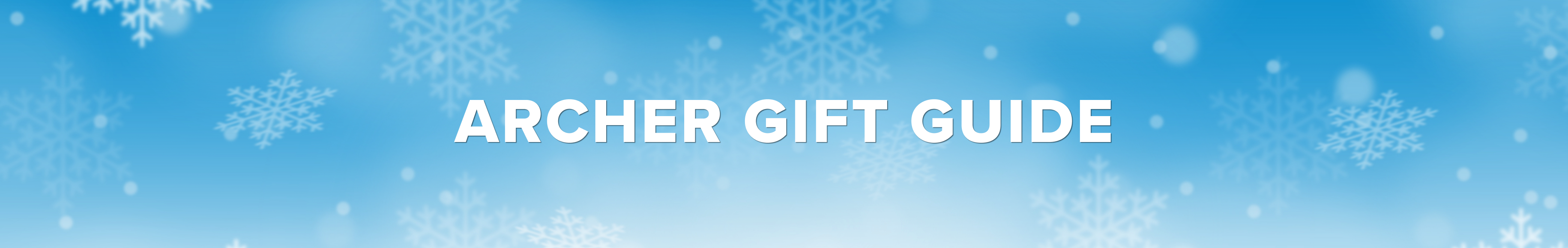 Archer Holiday Gift Guide banner