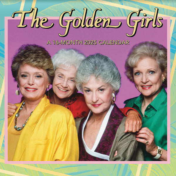 The Golden Girls 2025 16-Month Wall Calendar