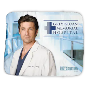 Grey's Anatomy Derek Shepherd Sherpa Blanket | Shop Hulu