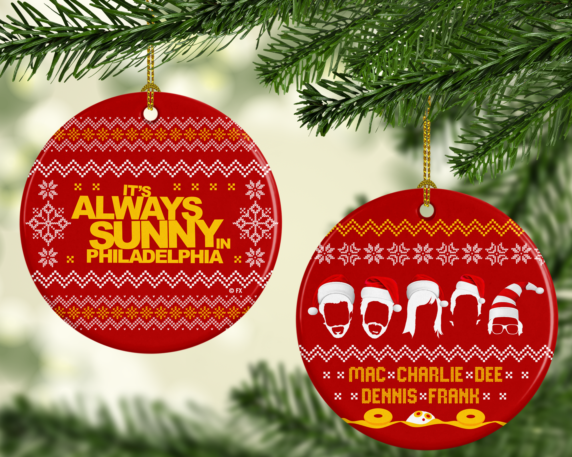 Always sunny 2025 ugly christmas sweater