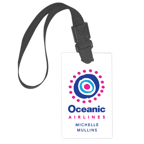 Lost Oceanic Airlines Personalized Double-Sided Luggage Tag