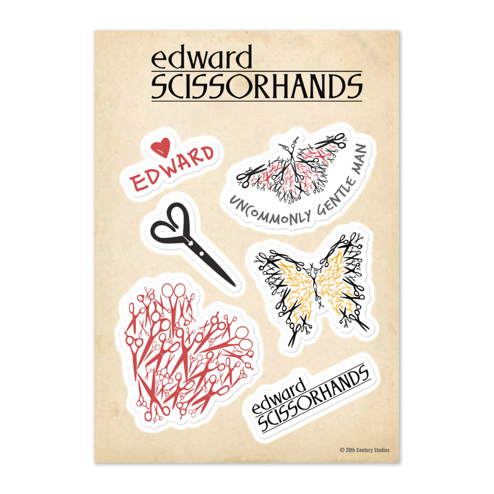 Edward Scissorhands Sticker Sheet | Shop Hulu
