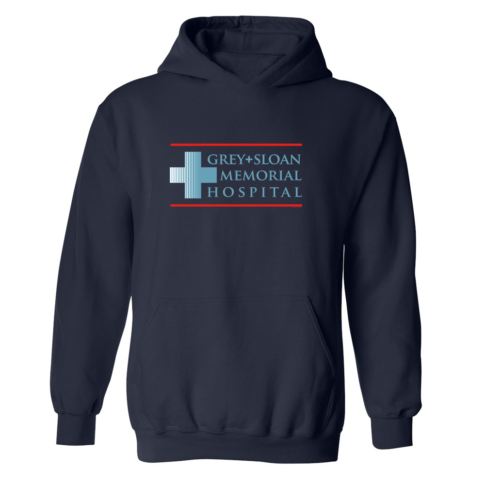 Grey s Anatomy Grey Sloan Memorial Hospital Fleece Hooded Sweatshirt