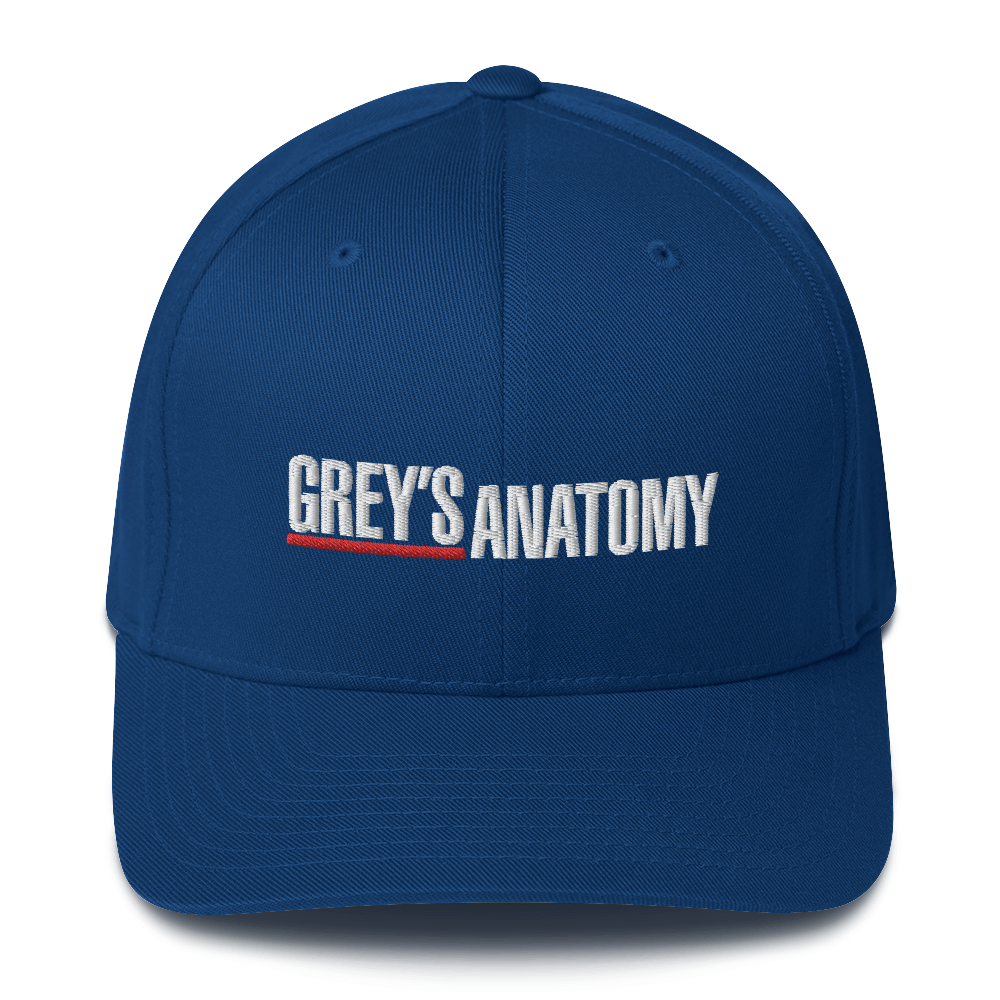 Grey s Anatomy Logo Embroidered Hat Royal