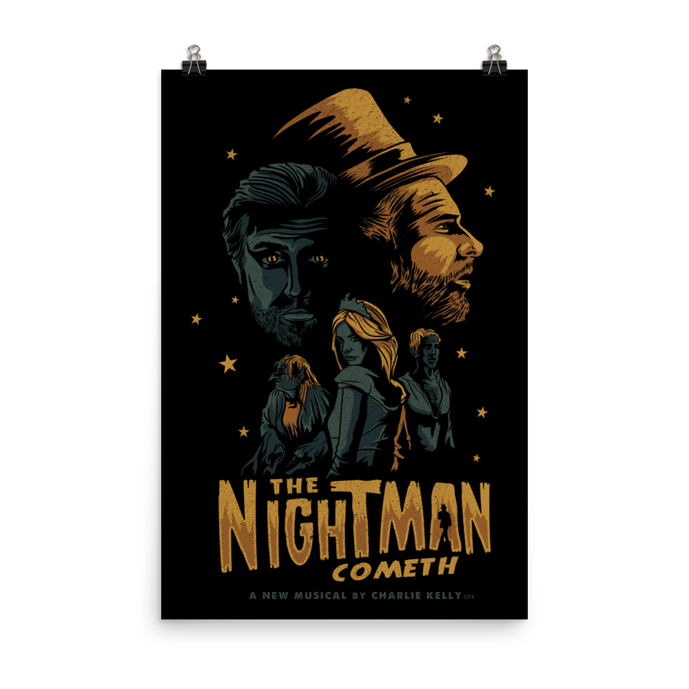 Always Sunny In Philadelphia The Nightman Cometh Premium Satin Poster always-sunny-in-philadelphia-the-nightman-cometh-premium-satin-poster