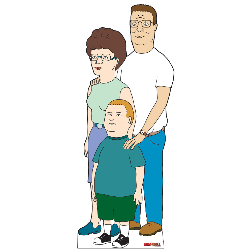 King of the Hill Family Cardboard Cutout Standee