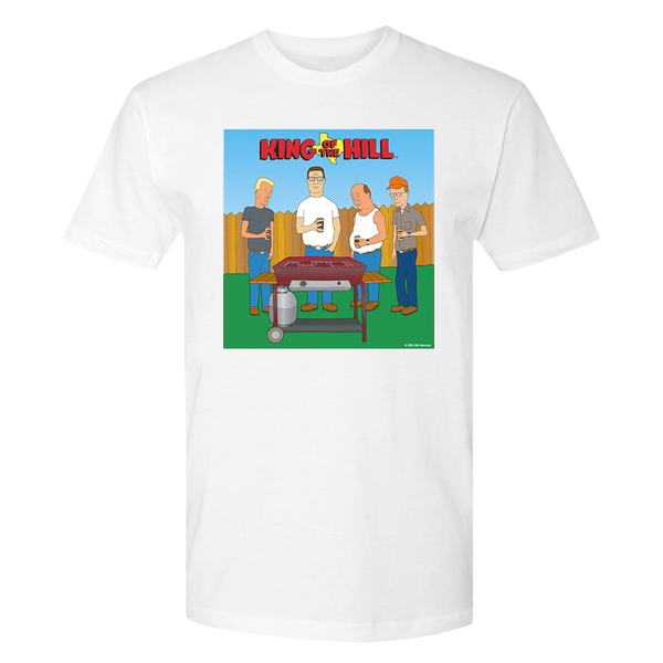 King of the Hill Character Line Up Adult Short Sleeve T-Shirt