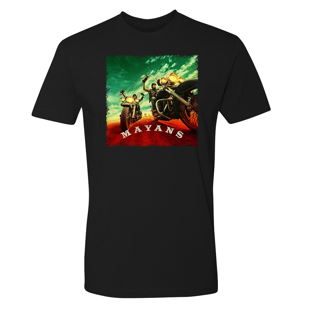 Mayans M.C. Season 3 Stampede Key Art Adult Short Sleeve T-Shirt | Shop Hulu