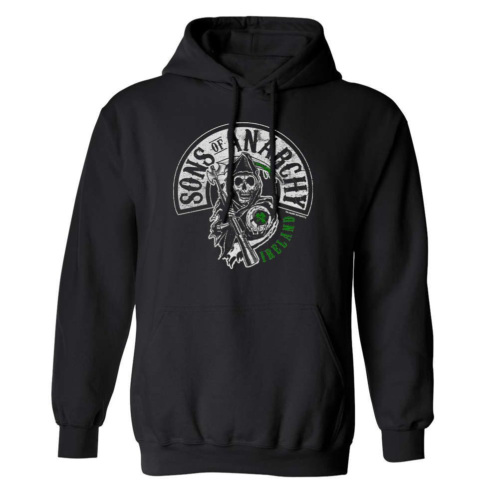 Sons of Anarchy Ireland Reaper Fleece Hooded Sweatshirt Shop Hulu