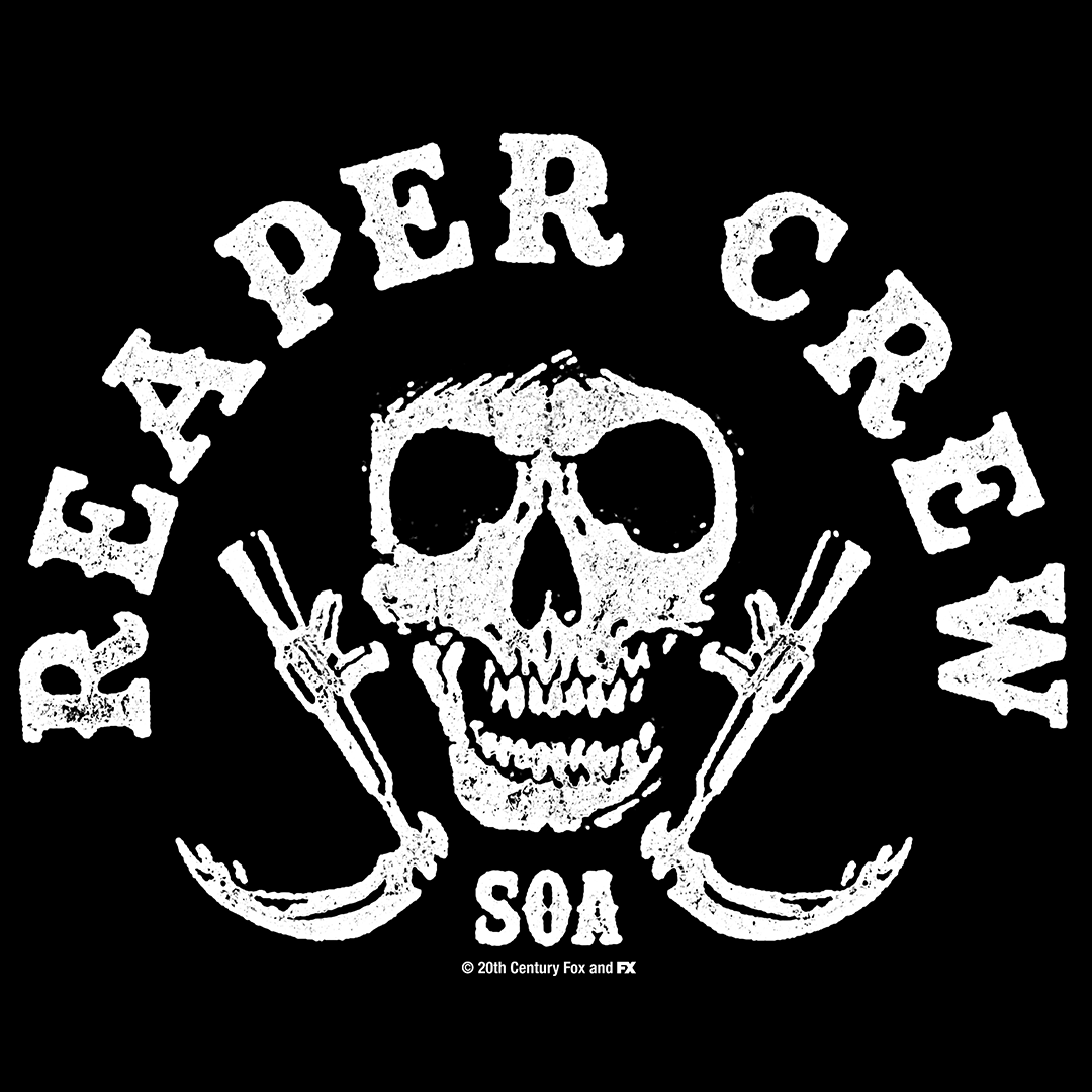Soa Reaper Logo Sons Of Anarchy SAMCRO Reaper Crew Adult Tank Top
